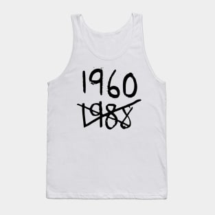 1960 - 1988 Doodle Black Tank Top